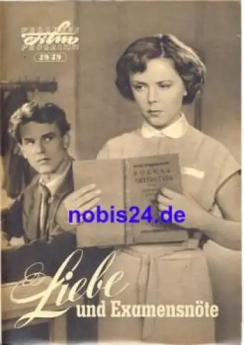 Liebe und Examensnöte - Sowjetischer Film 39/59 Progress Programm