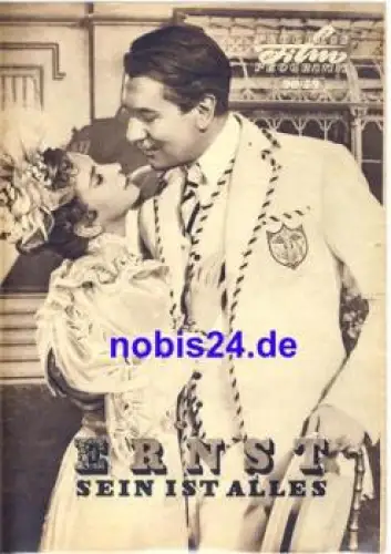 Ernst sein ist alles (the Importance of Being Ernest) mit Michael Redgrave Richard Wattis 90/59 Progress Programm