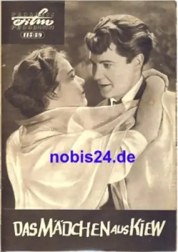 Das Mädchen aus Kiew - Sowjetischer Film 115/59 Progress Programm