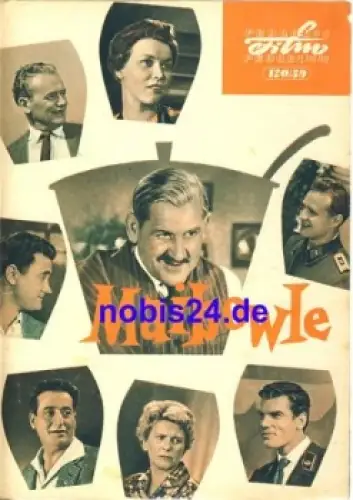 Maibowle - DEFA-Film mit Herbert Köfer 120/59 Progress Programm
