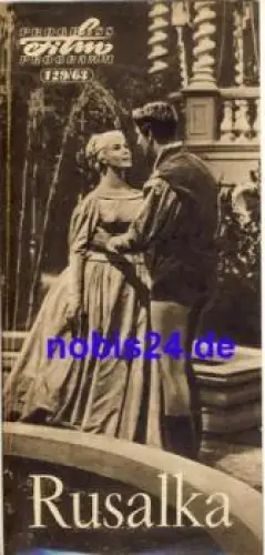 Rusalka - Tschechoslowakischer Film 129/63 Progress Programm