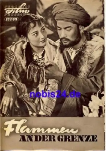 Flammen an der Grenze Chinesische Film 123/59 Progress Programm