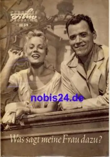 Was sagt meine Frau dazu ? 14/59 Progress Programm