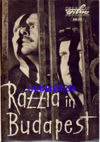 Razzia in Budapest - Ungarischer Film 40/59 Progress Programm