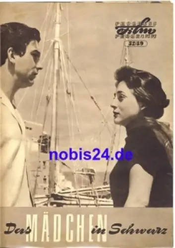 Das Mädchen in schwarz - Griechischer Film 52/59 Progress Programm