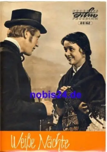 Weiße Nächte - Sowjetischer Film 84/62 Progress Programm