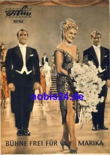 Bühne frei für Marika, mit Marika Rökk, Johannes Heesters, Harald Juhnke 92/62 Progress Programm