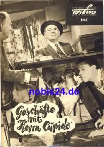 Geschäfte mit Herrn Cupido, mit Charles Farrell, Wallas Eaton, Avice Landon 1/62 Progress Programm