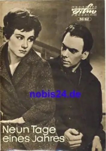 Neun Tage eines Jahres - sowjetischer Film 95/62 Progress Programm