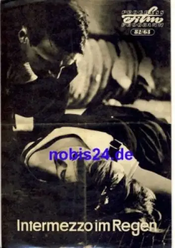Intermezzo im Regen - Ungarischer Film 82/63 Progress Programm