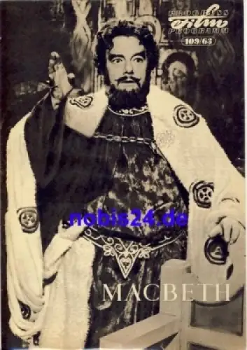 Macbeth 109/63 Progress Programm England