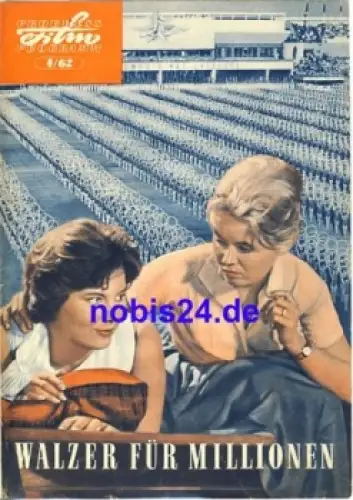 Walzer für Millionen - Tschechoslowakischer Film 4/62 Progress Programm