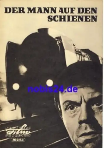 Der Mann auf den Schienen polnischer Film 102/63 Progress Programm