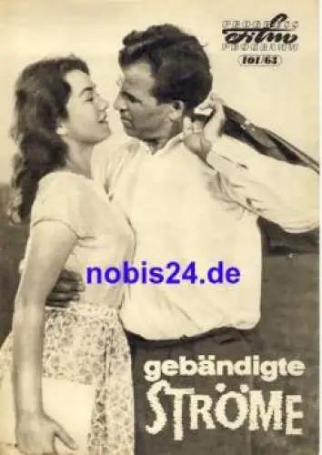 gebändigte Ströme Tschechischer Film 101/63 Progress Programm