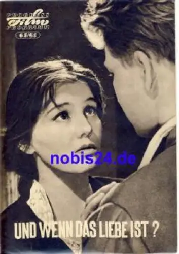 Und wenn das Liebe ist? Sowjetischer Film 65/63 Progress Programm
