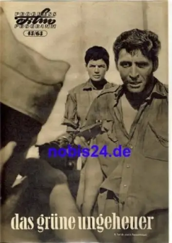 Das grüne Ungeheuer mit Jürgen Frohriep, Kati Szekely 45/63 Progress Programm