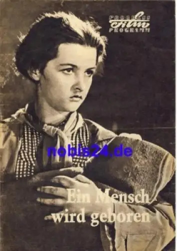 Ein Mensch wird geboren sowjetischer Film 128/57 Progress Programm