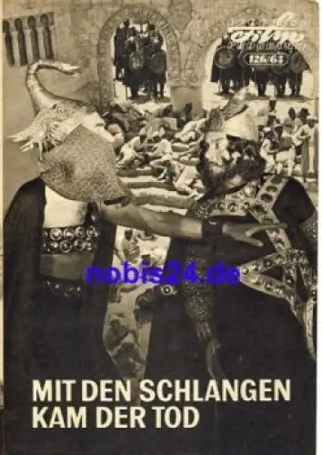 Mit den Schlangen kam der Tod sowjetischer Film 126/63 Progress Programm