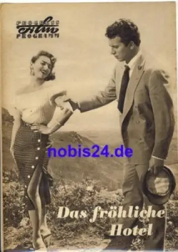 Das fröhliche Hotel (Tempo di Villeggiatura) italienischer Film mit Vittorio De Sica, Giovanna Ralli 112/57 Progress Programm