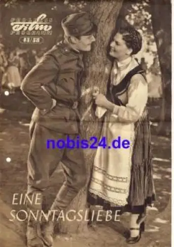 Eine Sonntagsliebe Ungarischer Film 43/58 Progress Programm