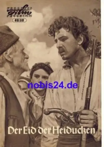 Der Eid der Heiducken bulgarischer Film 48/58 Progress Programm