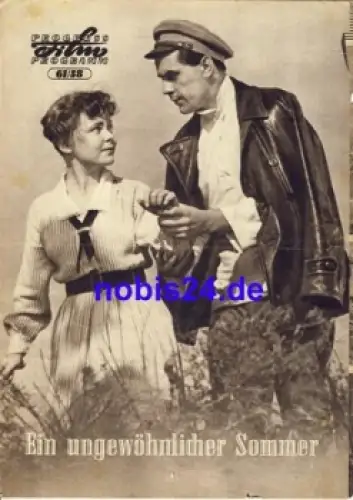 Ein ungewöhnlicher Sommer sowjetischer Film 61/58 Progress Programm