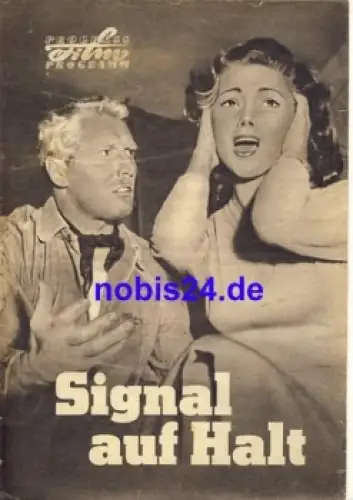 Signal auf Halt (Il Ferroviere) mit Pietro Germi, Luisa della Noce, Silvia 15/58 Progress Programm