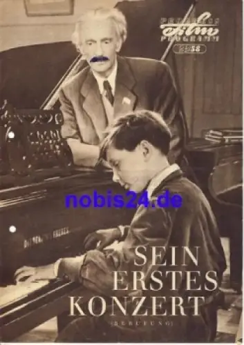 Sein erstes Konzert Sowjetischer Film 28/58 Progress Programm