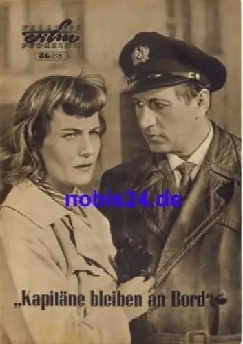 Kapitäne bleiben an Bord DEFA-Film 86/58 Progress Programm