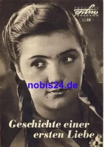 Geschichte einer ersten Liebe - Sowjetischer Film 24/58 Progress  Programm