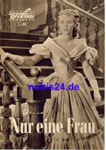 Nur eine Frau DEFA-Film mit Karla Runkehl, Eva-Maria Hagen 32/58 Progress Programm
