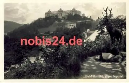 Karlsbad Blick Hotel Imperial o 1939