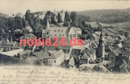 06547 Stolberg Harz o 17.8.1905