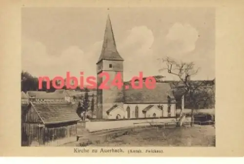 08209 Auerbach Kirche *ca.1920