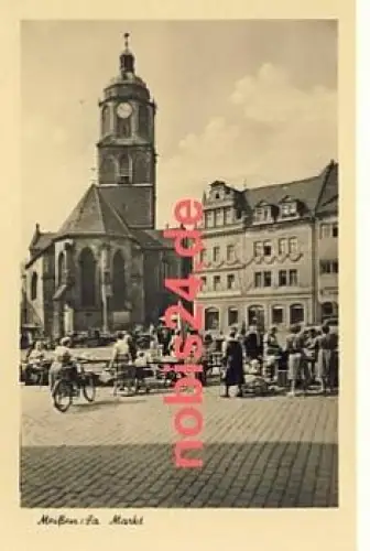 01662 Meissen Markttreiben *ca.1955