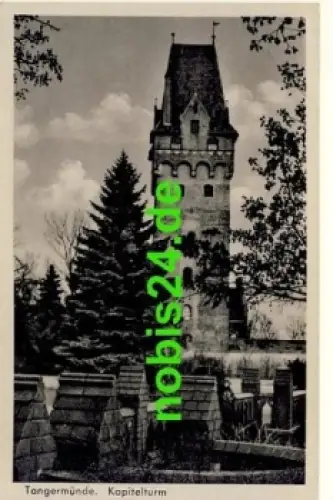 39590 Tangermünde Kapitelturm o 13.3.1948