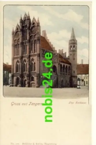 39590 Tangermünde Rathaus *ca.1915