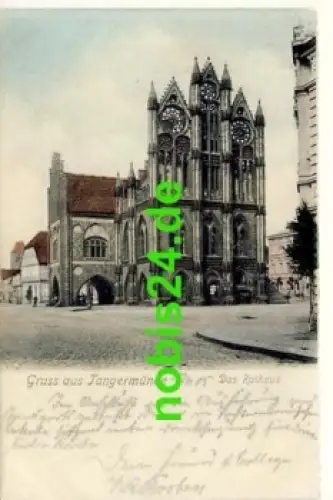 39590 Tangermünde Rathaus o 21.11.1905