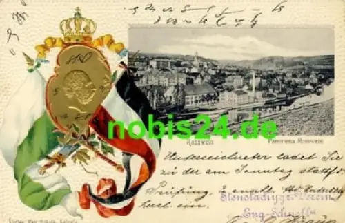 04741 Rosswein Präge Litho o 19.10.1902