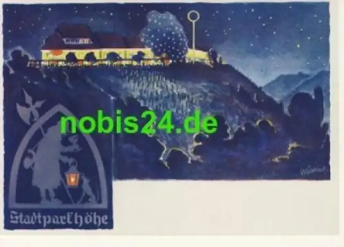01662 Meissen Gasthof Stadtparkhöhe  *ca.1960