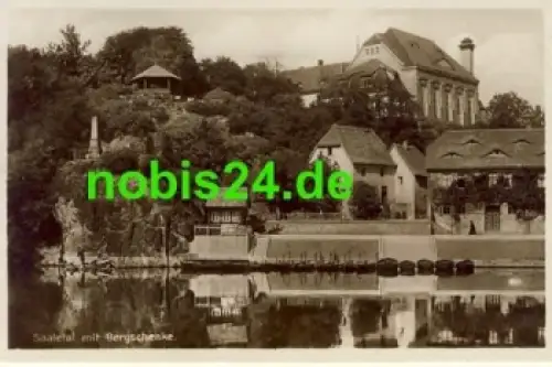 Halle Saaletal mit Bergschänke o 2.8.1930