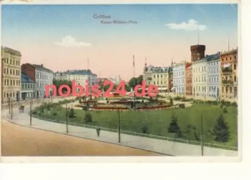 Cottbus Kaiser Wilhelm Platz *ca.1950