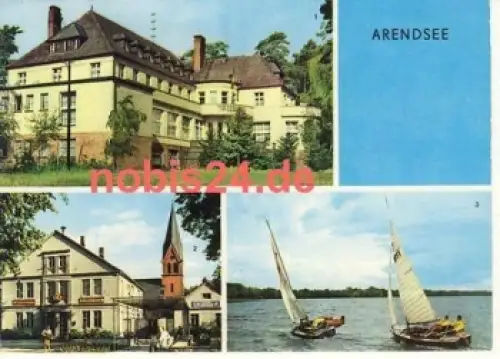 39619 Arendsee Altmark Mehrbildkarte  o 1972