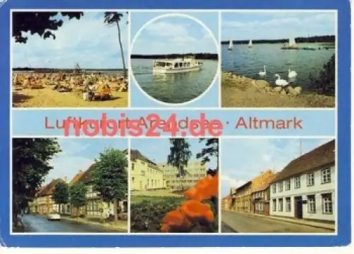 39619 Arendsee Altmark Mehrbildkarte o um 1984