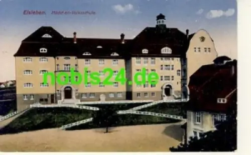 06295 Eisleben Mädchen Volksschule o 15.10.1918