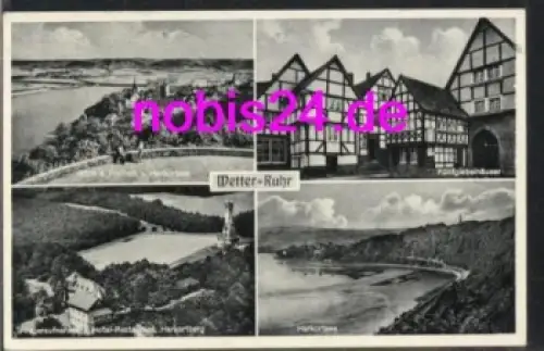 58300 Wetter Ruhr Gasthof Fünfgiebelhäuser o 1958