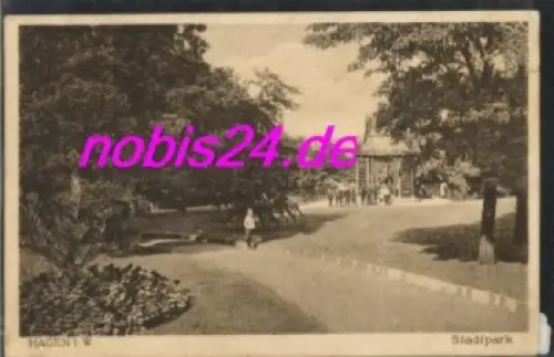 58095 Hagen Westfalen Stadtpark o 7.9.1928