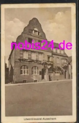 56377 Nassau Lahn Löwenbrauerei Ausschank o 1928