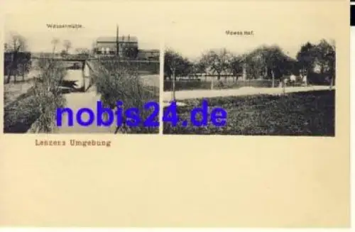 19309 Lenzens Umgebung Wassermühle  *ca.1920