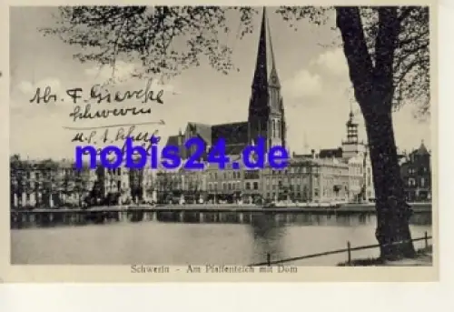 Schwerin Pfaffenteich Dom o 1934